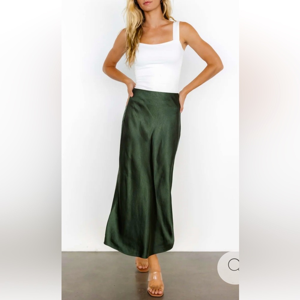 LC Green Maxi Skirt